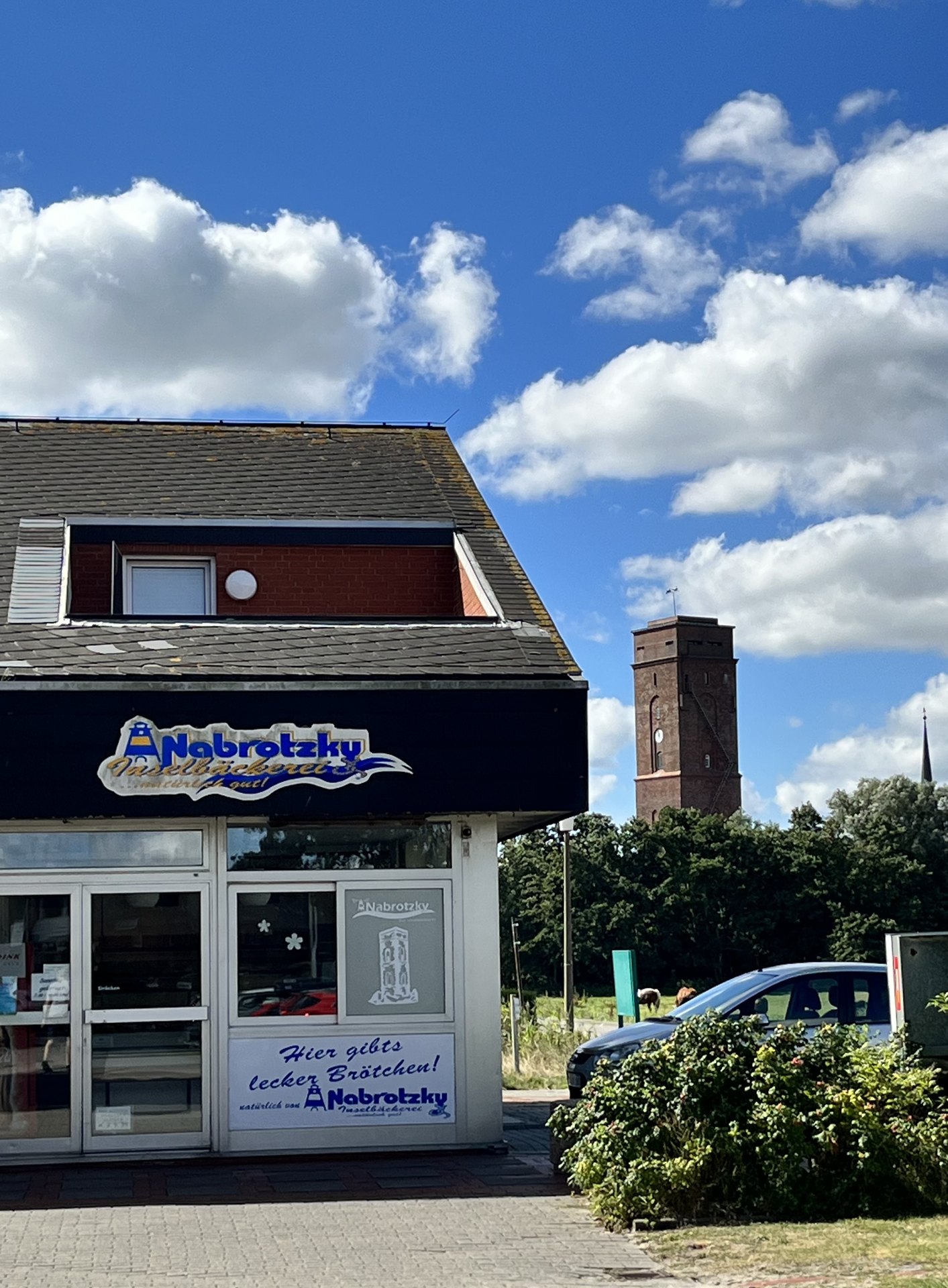 Außenansicht des Hauses auf Borkum