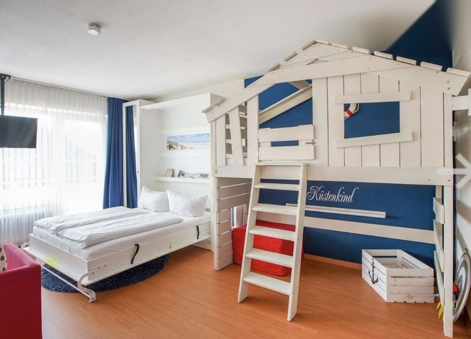 Kinderbereich mit maritimem Hochbett